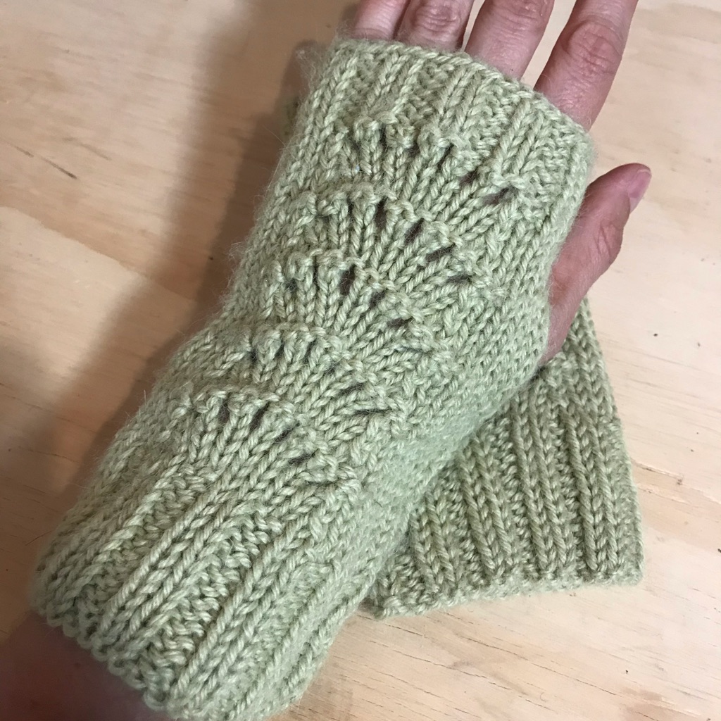 HandKnit Wristlets  Hand Warmers
